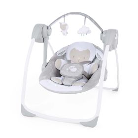 Comfort 2 Go Portable Baby Swing with Music, Gray