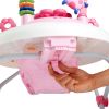 JuneBerry Adjustable Baby Walker with Activity Station, Pink