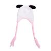 Baby Handmade Knitted Hats Cute Pink Cow Cap Photography Props for Newborn Girls