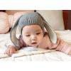 Baby Crochet Earflap Pilot Hats Photo Prop Rabbit Ears Beanie Cap Winter Warm Knit Caps for Toddlers Baby Girls and Boys
