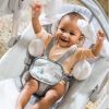Comfort 2 Go Portable Baby Swing with Music, Gray
