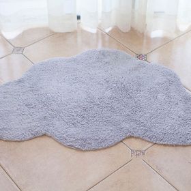 Ins Nordic Cute Cloud Carpet Floor Mat Baby Game Crawling Mat Anti-Fall Mat Home Soft Carpet Floor Mat (Color: Grey)