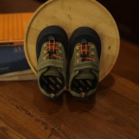Kindergarten Baby's Japanese One-legged Wading Shoes (Option: Green-Size25)
