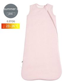 Bamboo Fiber Baby Sleeping Bag (Option: Pink-18 36M)