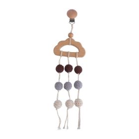 Baby Wool Ball Toy Molar Teether (Color: Grey)