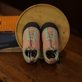 Kindergarten Baby's Japanese One-legged Wading Shoes (Option: Pink-Size26)