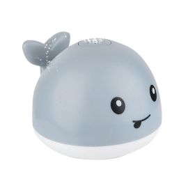 Automatic Whale Water Sprinkler Toys;  Baby Pool Bathtub Toys (Color: Grey, size: 11*10*9cm)