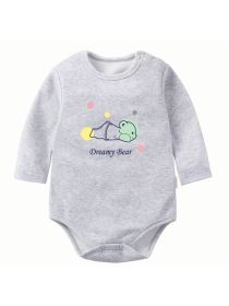 Fleece Thickened Baby Jumpsuit for Autumn and Winter Warmth (size: 100cm)