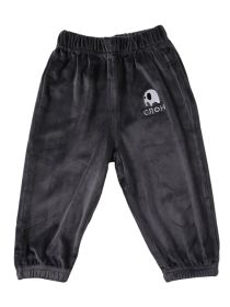 Cotton pants Autumn and winter baby boys' and girls' golden velvet lantern pants (Color: Grey, size: 110cm)