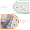6-in-1 Toddler Climber and Swing Set Kids Playground Climber Swing Playset with Tunnel, Climber, Whiteboard,Toy Building Block Baseplates, Basketball