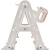 6-in-1 Toddler Climber and Swing Set Kids Playground Climber Swing Playset with Tunnel, Climber, Whiteboard,Toy Building Block Baseplates, Basketball