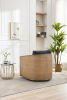 COOLMORE Swivel Barrel Chair, Comfy Round Accent Sofa Chair for Living Room, 360 Degree Swivel Barrel Club Chair, Leisure Arm Chair for Nursery, Hotel