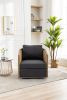 COOLMORE Swivel Barrel Chair, Comfy Round Accent Sofa Chair for Living Room, 360 Degree Swivel Barrel Club Chair, Leisure Arm Chair for Nursery, Hotel