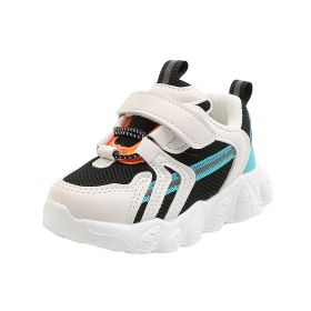 Children's Breathable Mesh Shoes Sneakers (Option: Black-28 Yards)